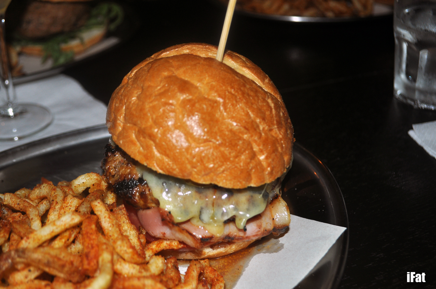 Wagyu burger at Stitch Bar, CBD