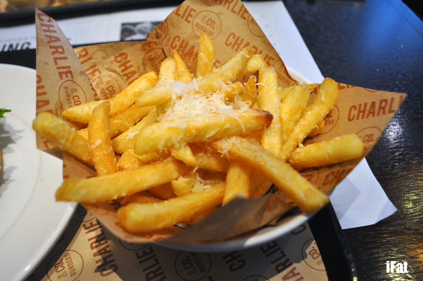 Cheese and truffle fries, Charlie & Co, CBD