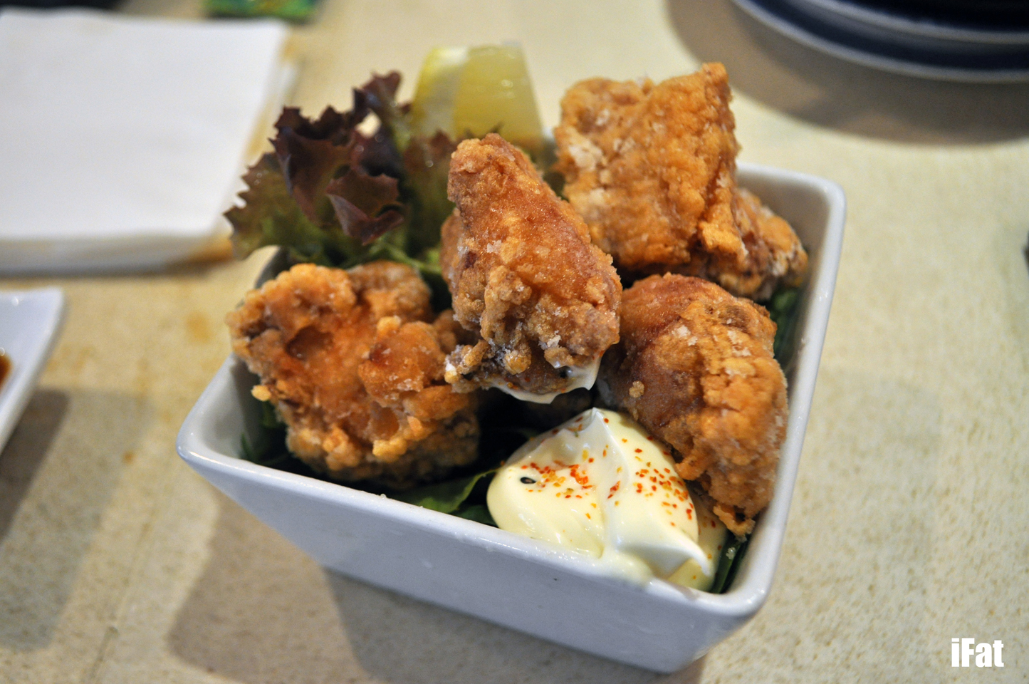 Karaage chicken at Makoto, CBD