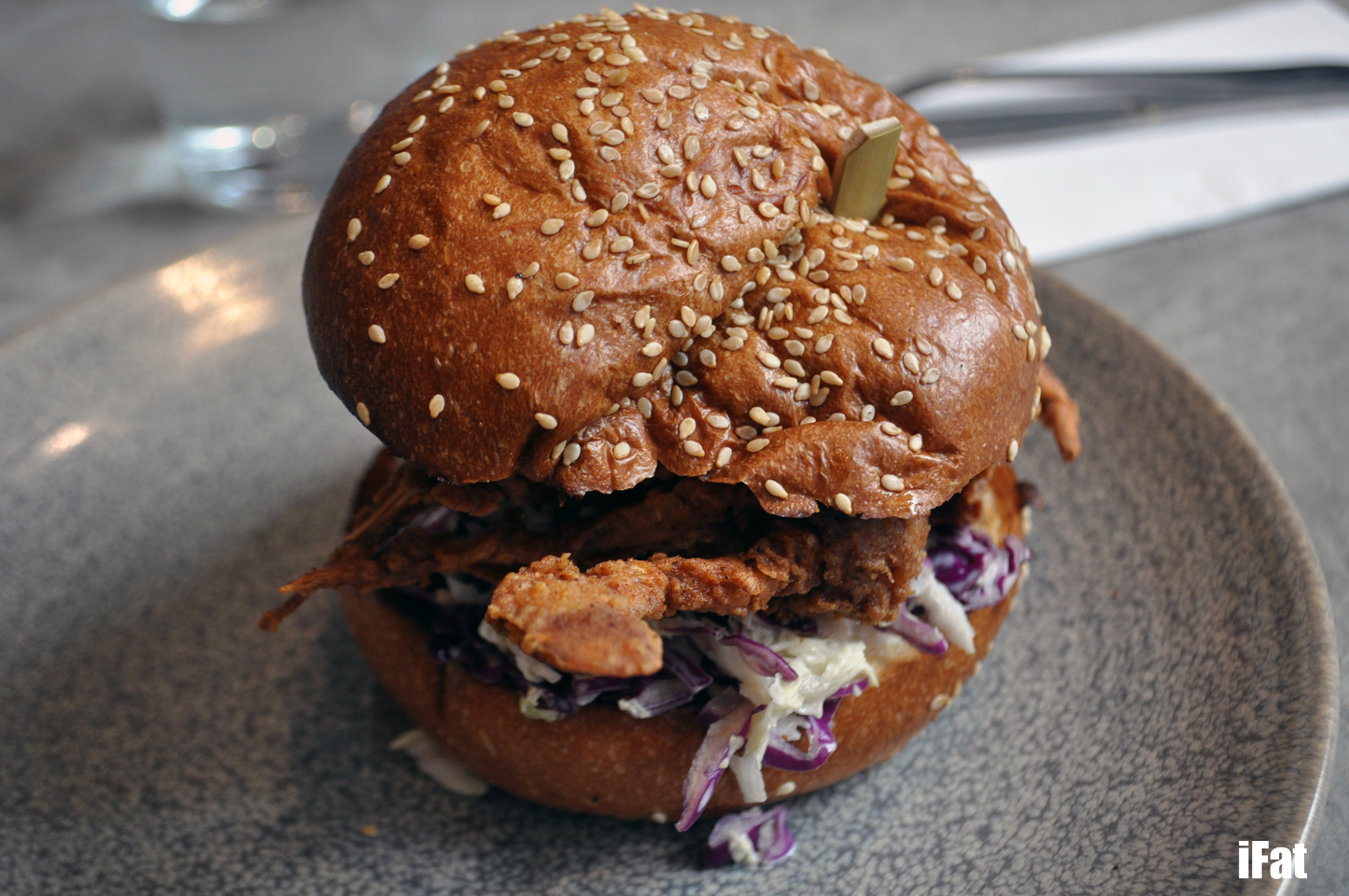 Soft shell crab po boy at Paramount Coffee Project, Surry Hills