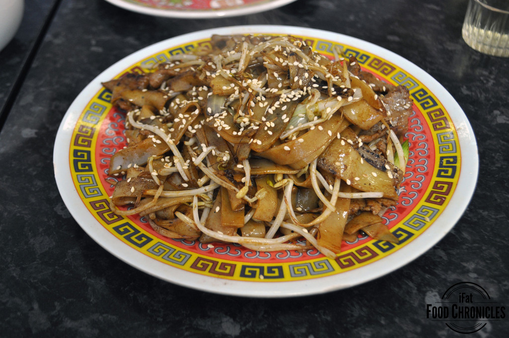 Stir Fried Flat Noodles with Beef at Good Wok Newtown
