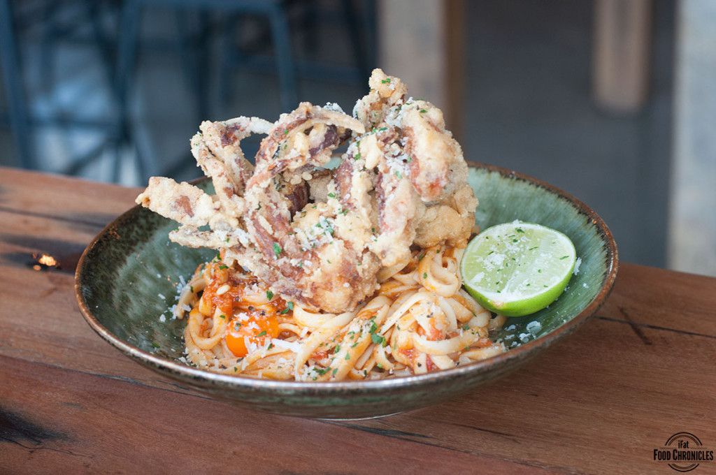 kin by us soft shell crab pasta