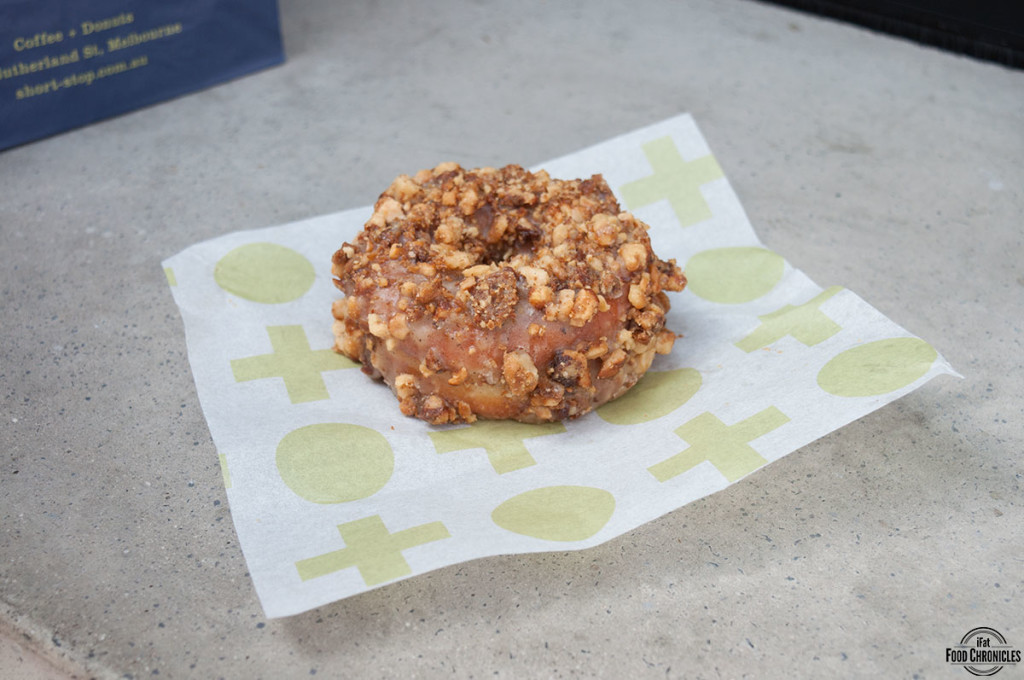 Shortstop maple, walnut and brown butter donut