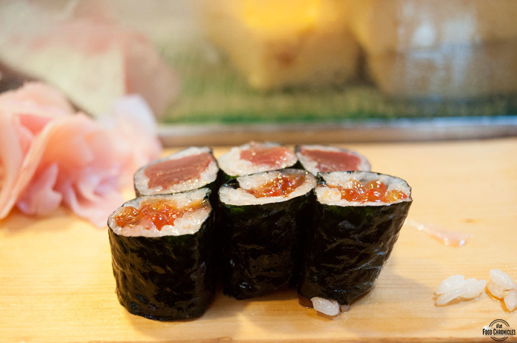 sushi daiwa roe and tuna