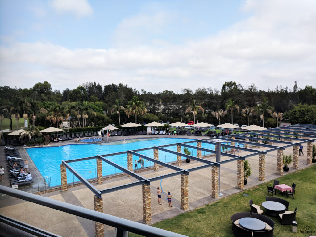 The majestic swimming pool located in the Crowne Plaza Hunter Valley
