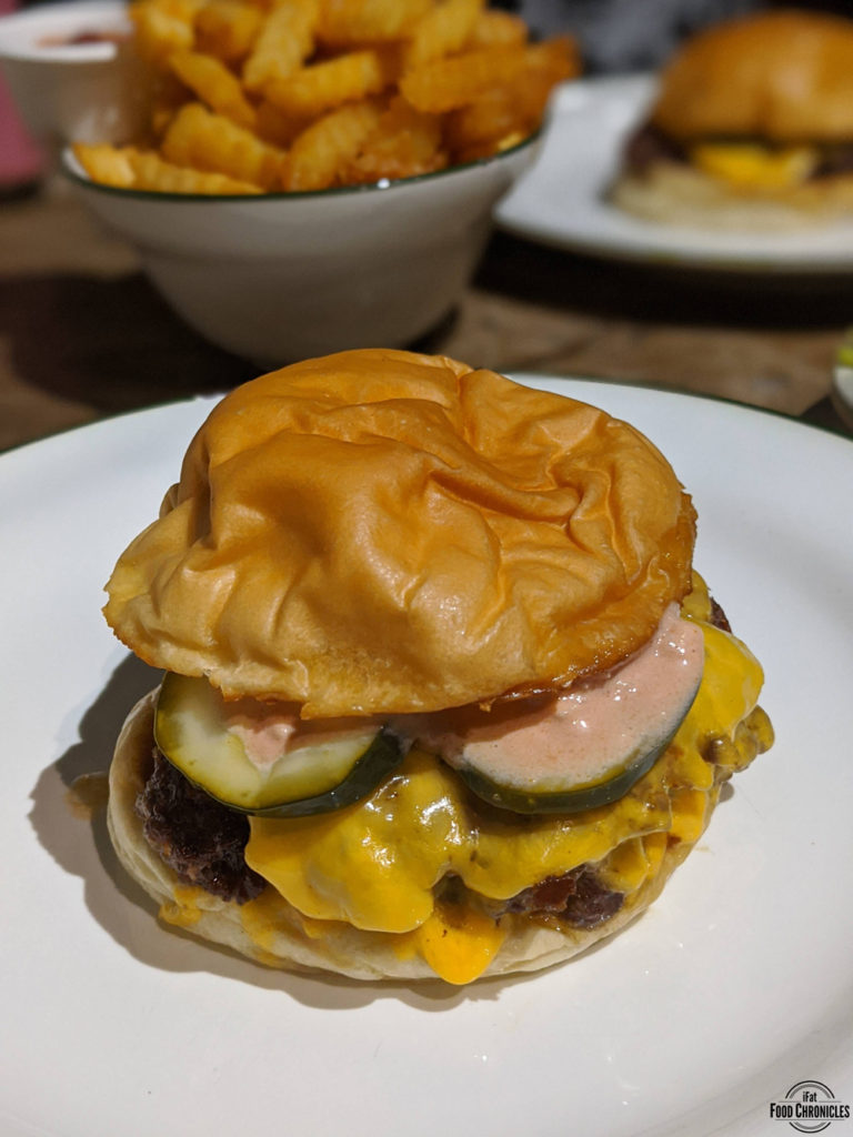Double Cheeseburger at Bush Redfern